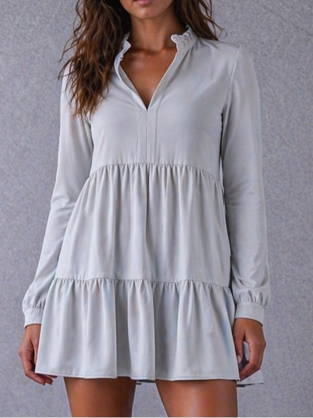 NWT En Saison Babydoll Long Sleeve Dress